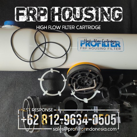 frp housing filter cartridge high flow