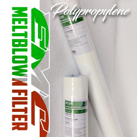 EMC-05-40 Melt Blown Filter Cartridge 5 Micron 40 Inch Smooth Coreless DOE