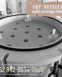 frp grp vessel multi cartridge filter housing air laut