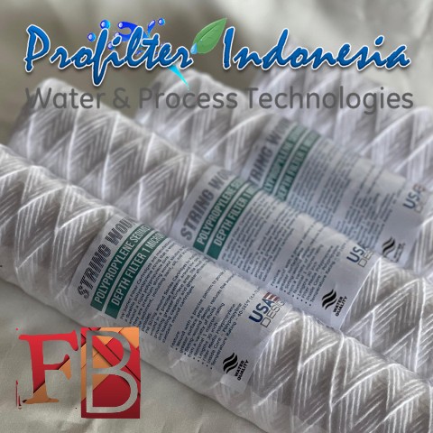 pp yarn wound filter cartridge benang