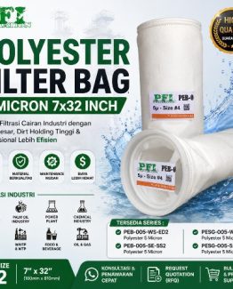 Polyester Filter Bag 5 Micron 7x32 Inch