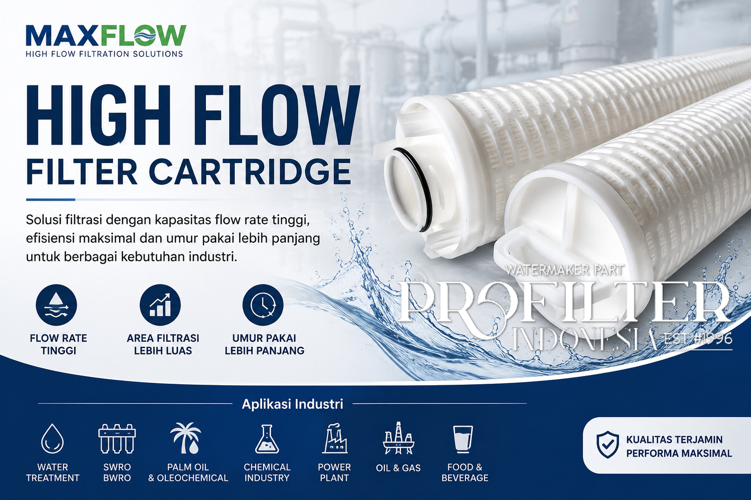 high flow filter cartridge