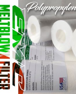 EMC-25-20 Melt Blown Filter Cartridge 25 Micron 20 Inch Smooth Coreless DOE