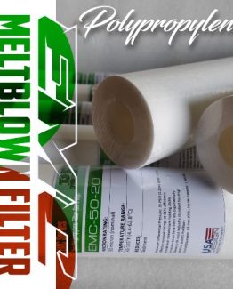 EMC-50-20 Melt Blown Filter Cartridge 50 Micron 20 Inch Smooth Coreless DOE
