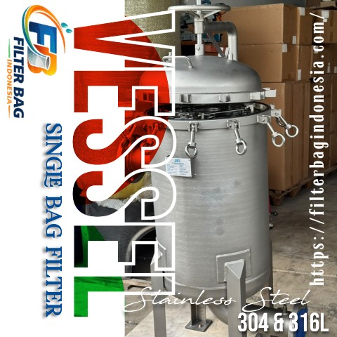 Multi Bag Filter Housing SS316L 5 Bags Size #2 untuk Fatty Alcohol