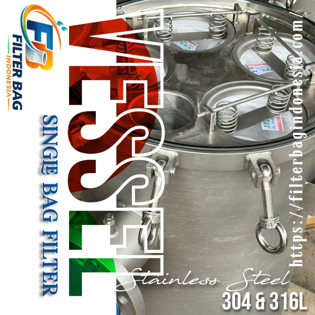 Multi Bag Filter Housing SS316L Fatty Alcohol 4 Bags